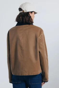 Springfield Chaqueta corta encerada^Mujer Chaquetas