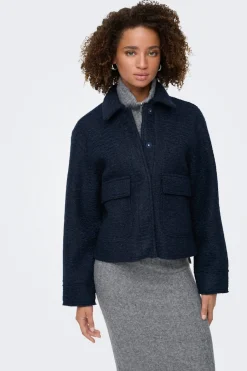 Only Chaqueta corta textura^Mujer Chaquetas