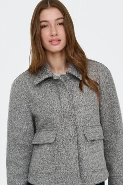 Only Chaqueta corta textura^Mujer Chaquetas