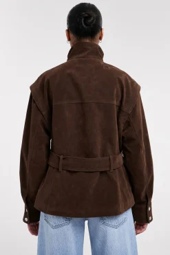 Topshop Chaqueta cuello alto^Mujer Chaquetas