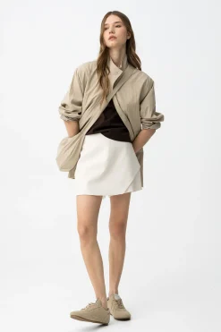 Tiffosi Chaqueta cuello subido oversize^Mujer Chaquetas