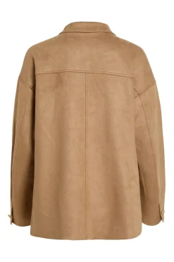 Vila Chaqueta de antelina abotonada^Mujer Chaquetas