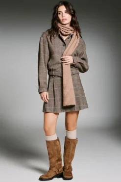 Only Chaqueta de cuadros^Mujer Chaquetas|Total Look