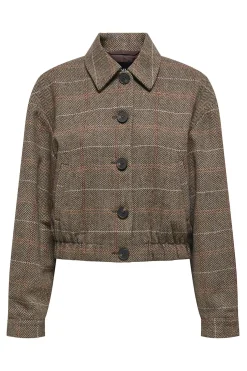 Only Chaqueta de cuadros^Mujer Chaquetas|Total Look