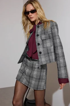 Trendyol Chaqueta de cuadros^Mujer Chaquetas