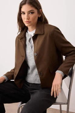 Trendyol Chaqueta de efecto ante^Mujer Chaquetas
