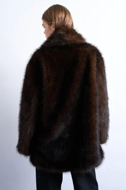 Topshop Chaqueta de pelo^Mujer Abrigos