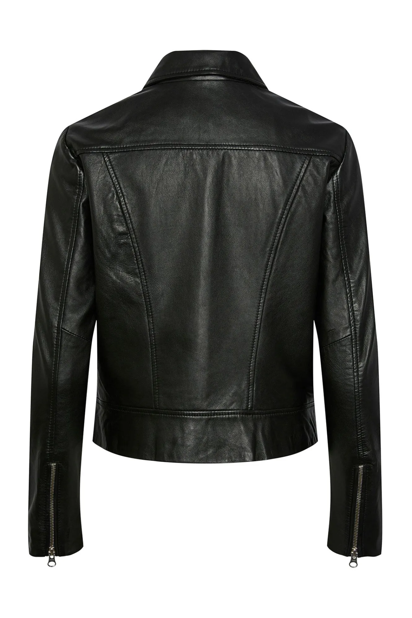 Pieces Chaqueta de piel tipo biker^Mujer Chaquetas