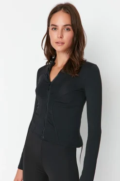 Trendyol Chaqueta deportiva costuras^Mujer Deporte