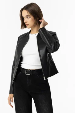 Tiffosi Chaqueta Efecto Piel^Mujer Chaquetas