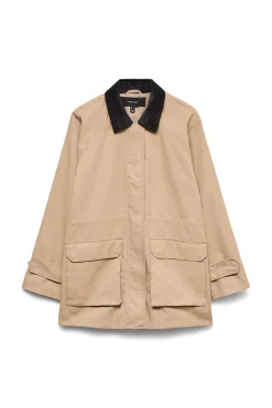 Vero Moda Chaqueta encerada y forro tartan^Mujer Chaquetas