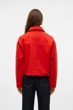 Vero Moda Chaqueta fieltro manga larga^Mujer Chaquetas