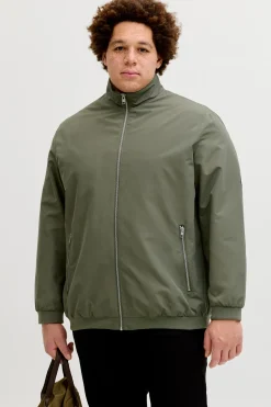 Jack & Jones PLUS Chaqueta Harrington cuello alto^Hombre Cazadoras