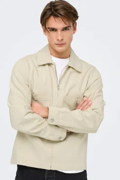 Only & Sons Chaqueta Harrington denim^Hombre Cazadoras