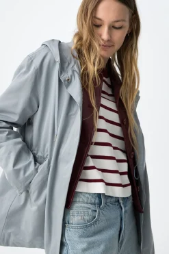 Tiffosi Chaqueta impermeable con capucha^Mujer Chaquetas