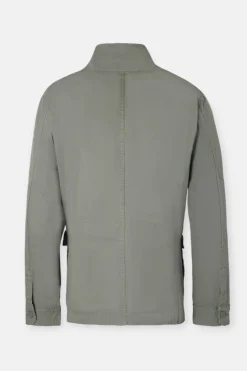 Silbon Chaqueta militar parches dye^Hombre Cazadoras