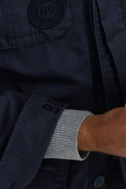 Silbon Chaqueta militar parches dye^Hombre Cazadoras