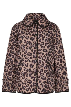 Pieces Chaqueta quilted animal print^Mujer Chaquetas