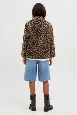 Jack & Jones Chaqueta teddy leopardo^Mujer Chaquetas|Abrigos