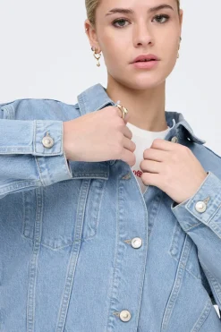 Only Chaqueta vaquera bolsillos delanteros^Mujer Chaquetas