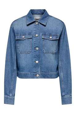 Only Chaqueta vaquera bolsillos^Mujer Chaquetas