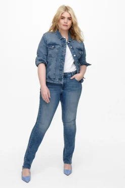 Only Carmakoma Chaqueta vaquera bolsillos talla grande^Mujer Chaquetas