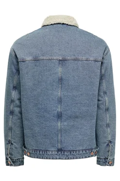 Only & Sons Chaqueta vaquera teddy^Hombre Cazadoras