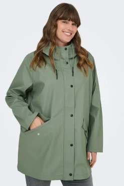 Only Carmakoma Chubasquero con capucha talla grande^Mujer Chaquetas