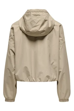 Only Chubasquero corto con capucha^Mujer Chaquetas