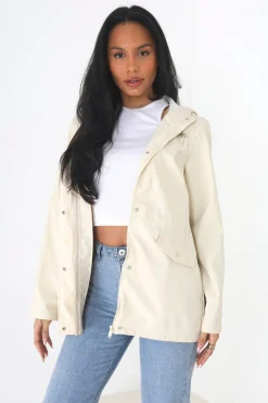 Brave Soul Chubasquero engomado^Mujer Chaquetas