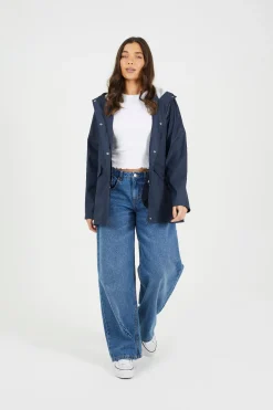 Brave Soul Chubasquero engomado^Mujer Chaquetas