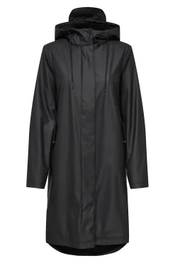 Only Chubasquero largo con capucha^Mujer Chaquetas