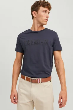 Jack & Jones Cintur&oacute;n cl&aacute;sico piel^Hombre Cinturones