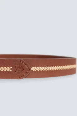 Springfield Cintur&oacute;n efecto piel motivos &eacute;tnicos^Hombre Cinturones