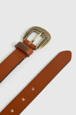 Pepe Jeans Cintur&oacute;n piel hebilla^Mujer Cinturones