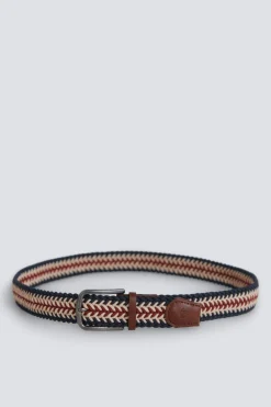 Springfield Cintur&oacute;n trezado tricolor^Hombre Cinturones