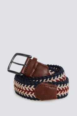 Springfield Cintur&oacute;n trezado tricolor^Hombre Cinturones