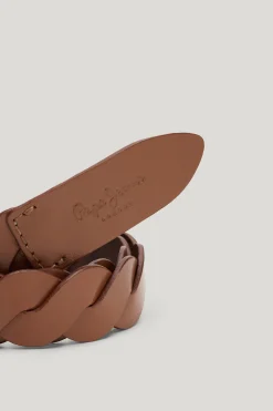 Pepe Jeans Cinturon cuero trenzado^Mujer Cinturones
