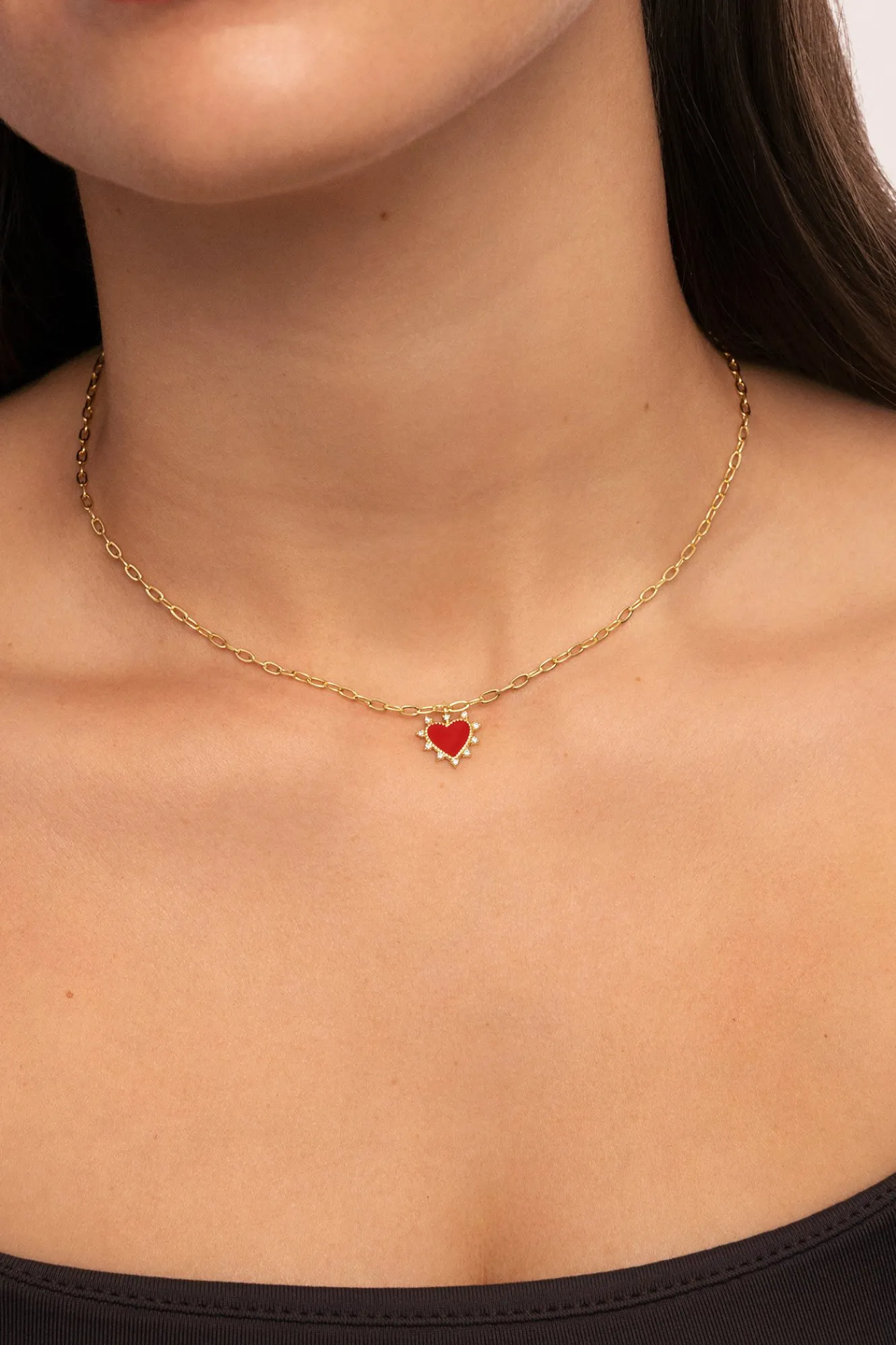 Singularu Collar Amour Baño Oro^Mujer Bisutería