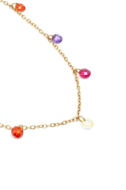 Singularu Collar Color Bits Acero Ba&ntilde;o Oro^Mujer Bisutería