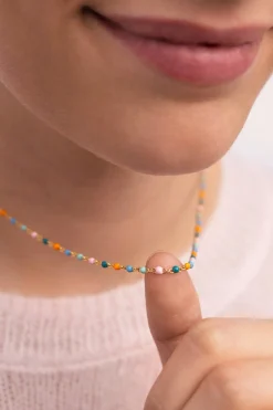 Singularu Collar Dots Alpine Ba&ntilde;o Oro^Mujer Bisutería