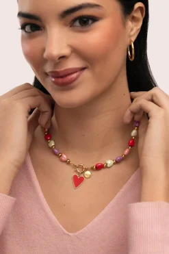 Singularu Collar l'Amour Paris Acero B.Oro^Mujer Bisutería