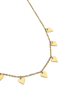 Singularu Collar Passion Acero Ba&ntilde;o Oro^Mujer Bisutería