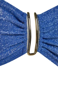 Trendyol Conjunto de bikini bandeau alto brillo^Mujer Baño