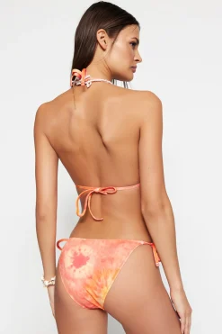 Trendyol Conjunto de bikini triangular tie-dye^Mujer Baño