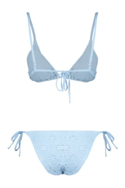 Trendyol Conjunto de bikini triangular brocado^Mujer Baño