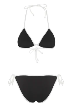 Trendyol Conjunto de bikini triangular B&W^Mujer Baño