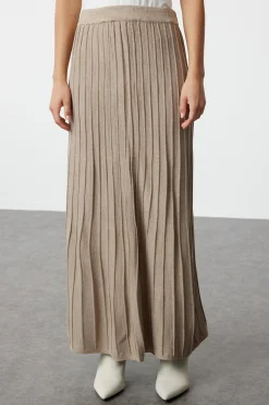 Trendyol Conjunto de c&aacute;rdigan, falda y top de punto^Mujer Jerséis Y Cárdigans|Faldas