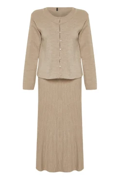 Trendyol Conjunto de c&aacute;rdigan, falda y top de punto^Mujer Jerséis Y Cárdigans|Faldas