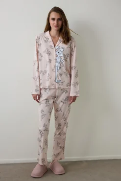 Penti Conjunto de camiseta y pantal&oacute;n Lic Lola Bunny Ls^Mujer Pijamas